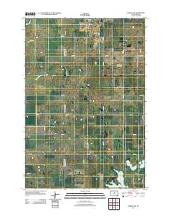 Bowdle SW 2012 topographic map thumbnail