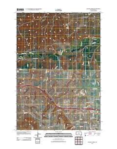 Chicken Creek 2012 topographic map thumbnail