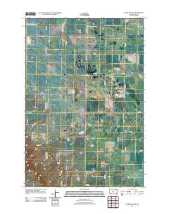 Claire City SW 2012 topographic map thumbnail