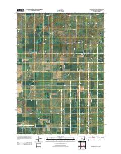 Gannvalley SE 2012 topographic map thumbnail