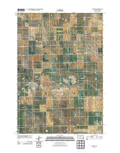 Dupree 2012 topographic map thumbnail