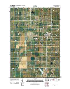 Bowdle 2012 topographic map thumbnail