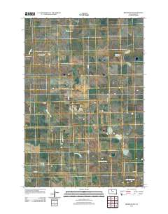 Brewer Butte 2012 topographic map thumbnail