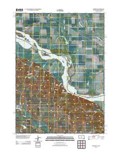 Burbank 2012 topographic map thumbnail