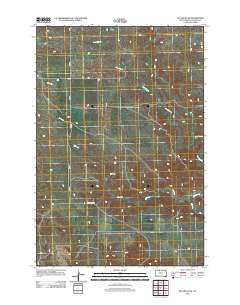 Bullhead SW 2012 topographic map thumbnail