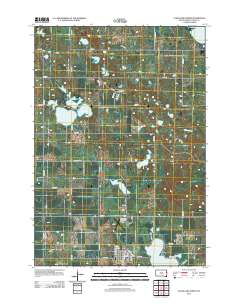 Clear Lake North 2012 topographic map thumbnail