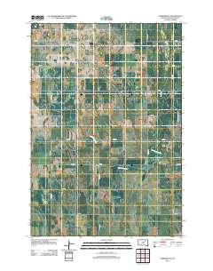 Cresbard SE 2012 topographic map thumbnail