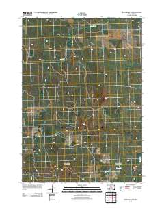 Buzzard Butte 2012 topographic map thumbnail