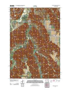 Cherry Creek 2012 topographic map thumbnail
