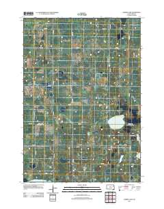 Cherry Lake 2012 topographic map thumbnail