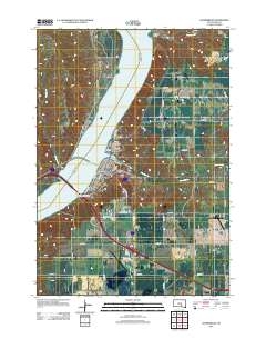 Chamberlain 2012 topographic map thumbnail