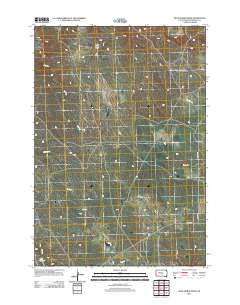Dead Horse Draw 2012 topographic map thumbnail