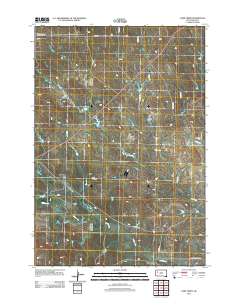 Camp Creek 2012 topographic map thumbnail