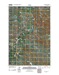 Camp Crook 2012 topographic map thumbnail