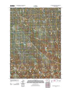 Chasing Hawk Draw 2012 topographic map thumbnail