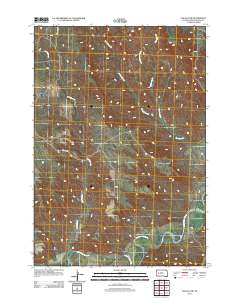 Dalzell NW 2012 topographic map thumbnail