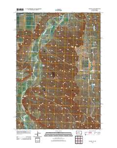 Dalzell SE 2012 topographic map thumbnail
