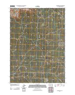 Evergreen NE 2012 topographic map thumbnail