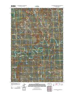 Cottonwood Creek NW 2012 topographic map thumbnail