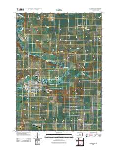Flandreau 2012 topographic map thumbnail