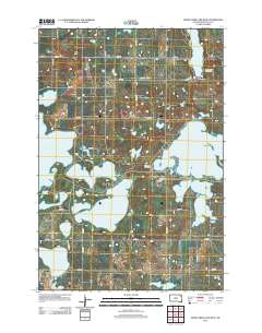 Enemy Swim Lake West 2012 topographic map thumbnail