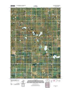 Flat Lake 2012 topographic map thumbnail
