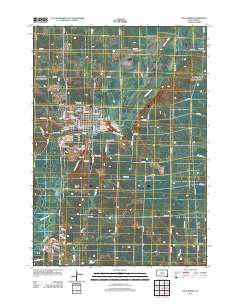 Dell Rapids 2012 topographic map thumbnail