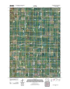 Dell Rapids NE 2012 topographic map thumbnail