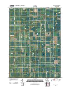 Delmont NE 2012 topographic map thumbnail