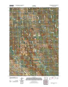 Grindstone Butte 2012 topographic map thumbnail