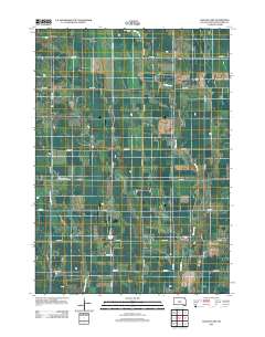 Haucks Lake 2012 topographic map thumbnail
