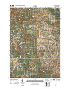 Hilland 2012 topographic map thumbnail