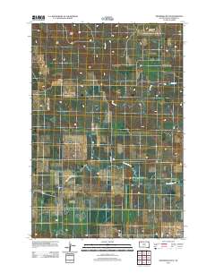 Grandmas Butte 2012 topographic map thumbnail