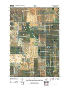 Hayes North 2012 topographic map thumbnail