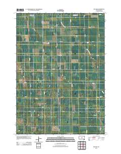 Hillside 2012 topographic map thumbnail