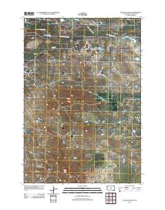 Haystack Butte 2012 topographic map thumbnail