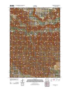 Hereford SW 2012 topographic map thumbnail