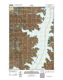 Four Bear Creek 2012 topographic map thumbnail
