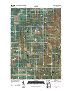 Hickman Lake 2012 topographic map thumbnail