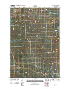 Lahti Butte 2012 topographic map thumbnail