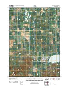 Lake Andes 2012 topographic map thumbnail