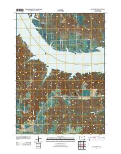 Lake Andes SW 2012 topographic map thumbnail