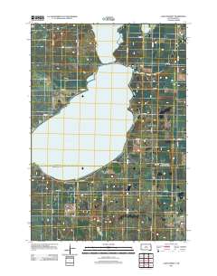 Lake Poinsett 2012 topographic map thumbnail