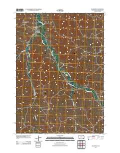Manderson 2012 topographic map thumbnail