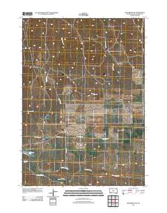 Manderson SW 2012 topographic map thumbnail