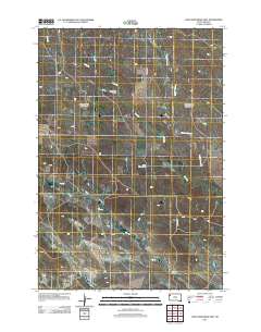 Lone Tree Draw East 2012 topographic map thumbnail