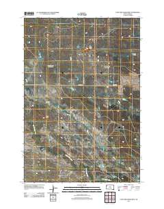 Lone Tree Draw West 2012 topographic map thumbnail