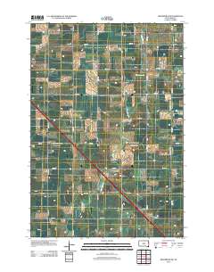 Kranzburg SW 2012 topographic map thumbnail