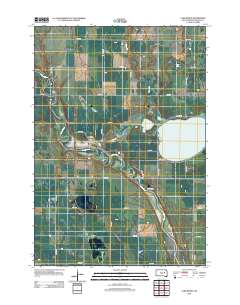 Lake Byron 2012 topographic map thumbnail