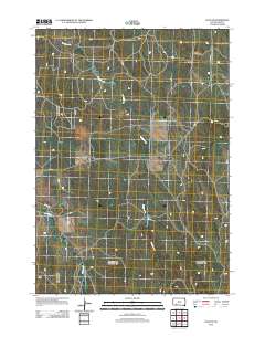 Kyle NE 2012 topographic map thumbnail